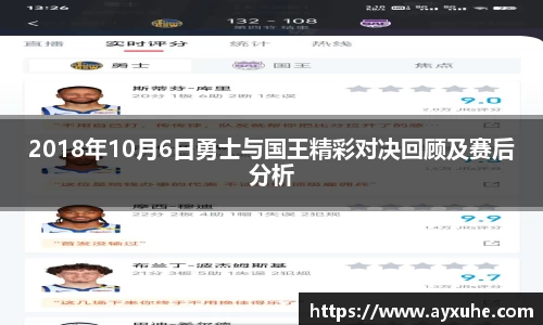 2018年10月6日勇士与国王精彩对决回顾及赛后分析